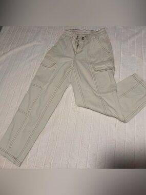 Women’s Light Beige Cargo Pants - Casual - PACSUN brand